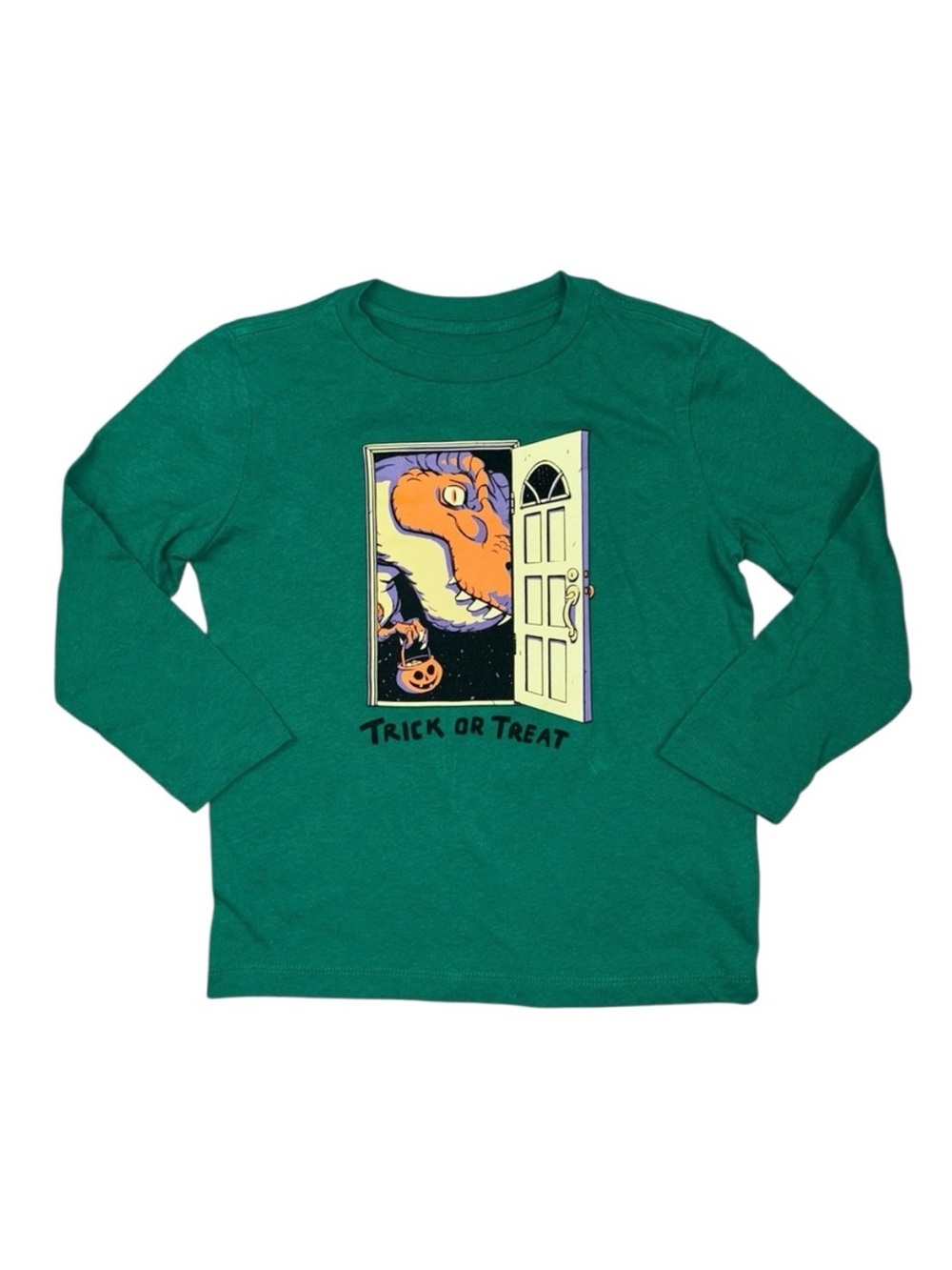 Old Navy Dinosaur Halloween Trick or Treat Long Sleeve Shirt XS (5)